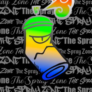 Dibujo lata The Spray Zone